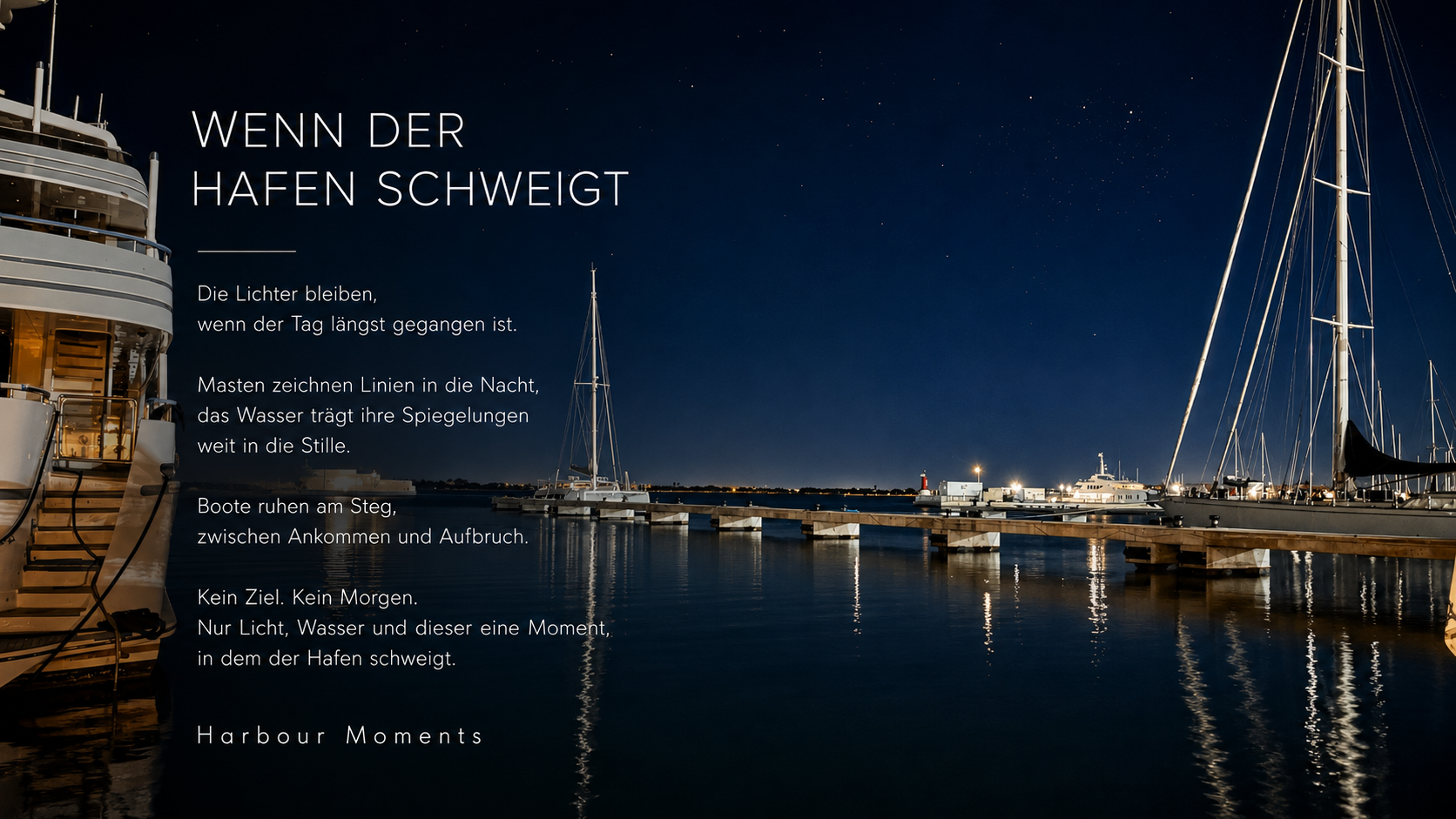 Wenn der Hafen schweigt