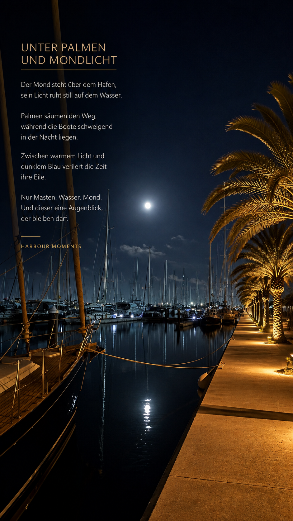 Unter Palmen und Mondlicht