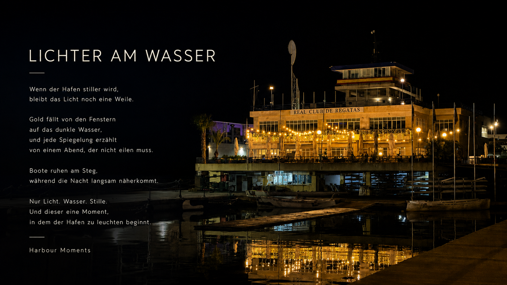 Lichter am Wasser