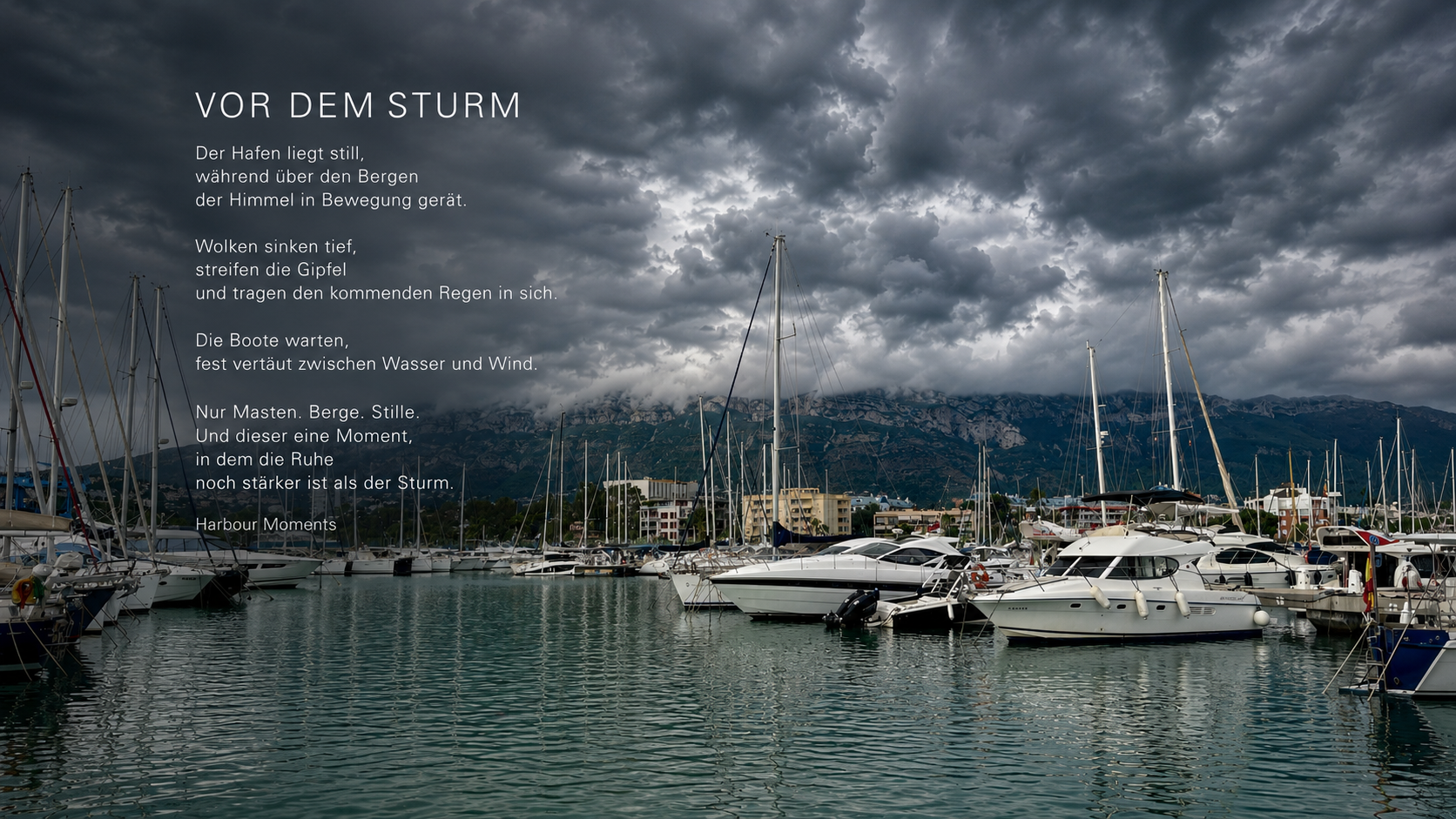 Vor dem Sturm